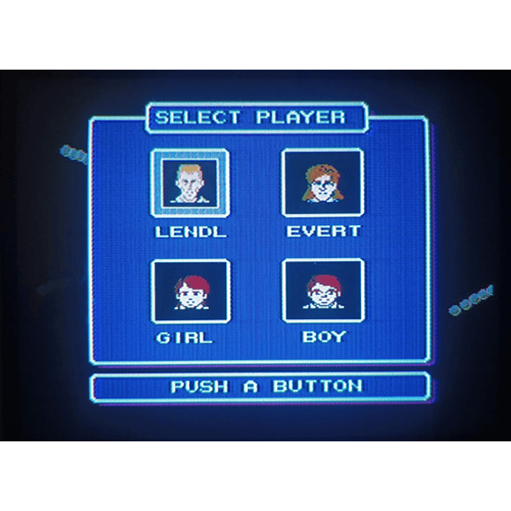 Chris Evert & Ivan Lendl In Top Players Tennis Nintendo Nes 4