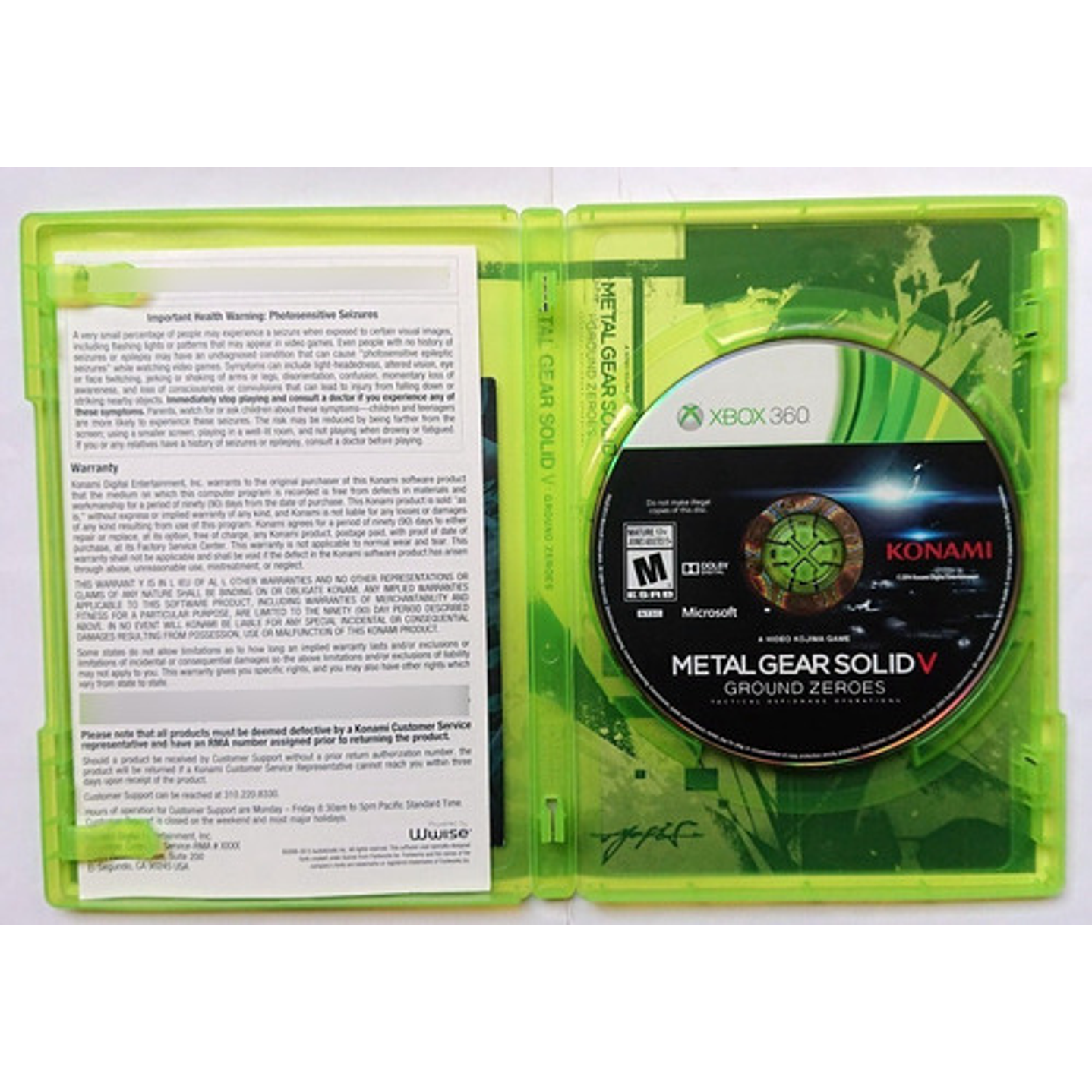 Metal Gear Ground Zeroes Xbox 360 2