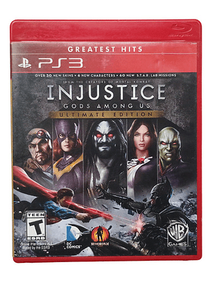 Injustice Ultimate Edition Playstation Ps3