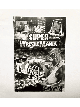 Manual Super Wrestlemania Snes