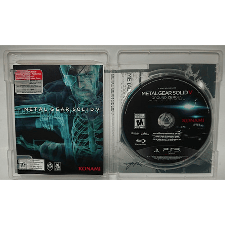 Meta Gear Solid V Ground Zeroes Playstation Ps3 2
