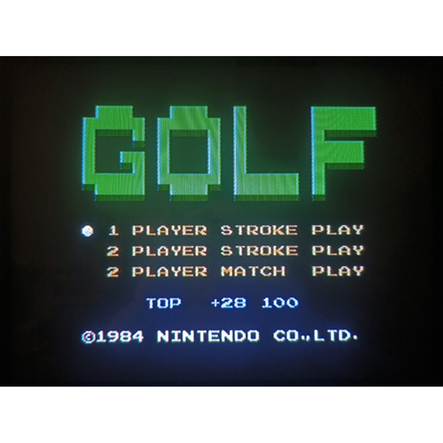 Nintendo Golf Nes 2