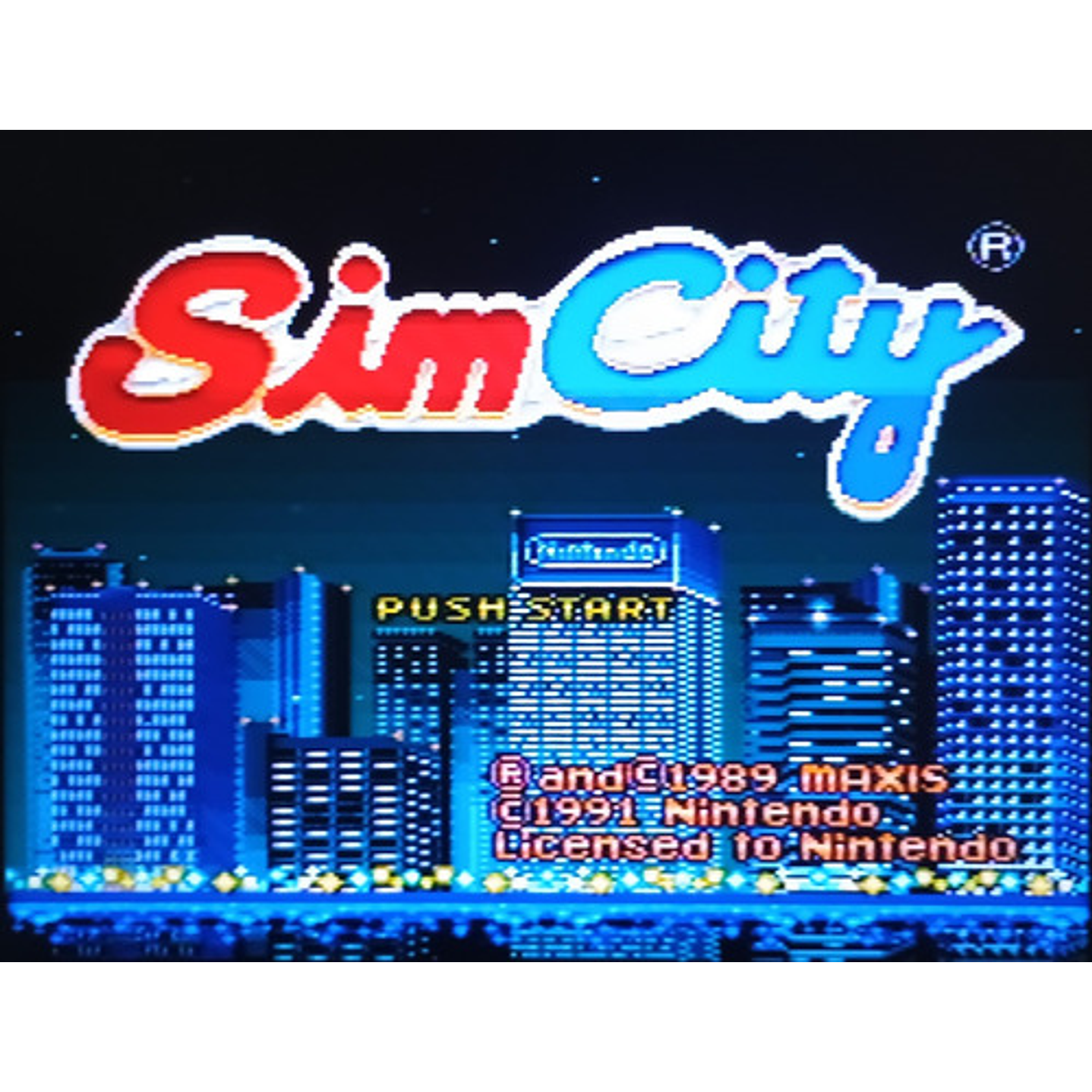 Sim City Snes 2