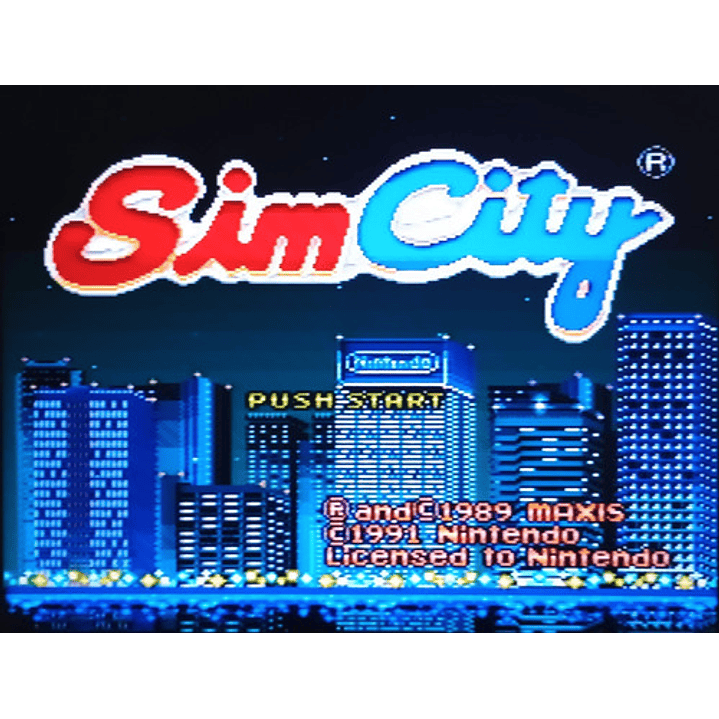Sim City Snes 2