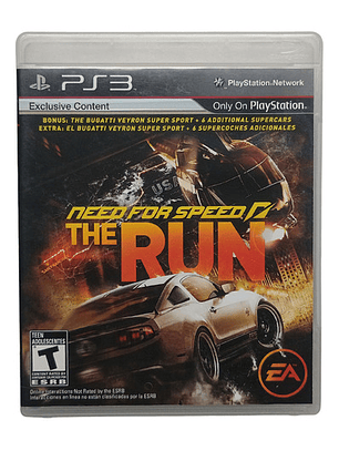 Need For Speed The Run Playstation Ps3