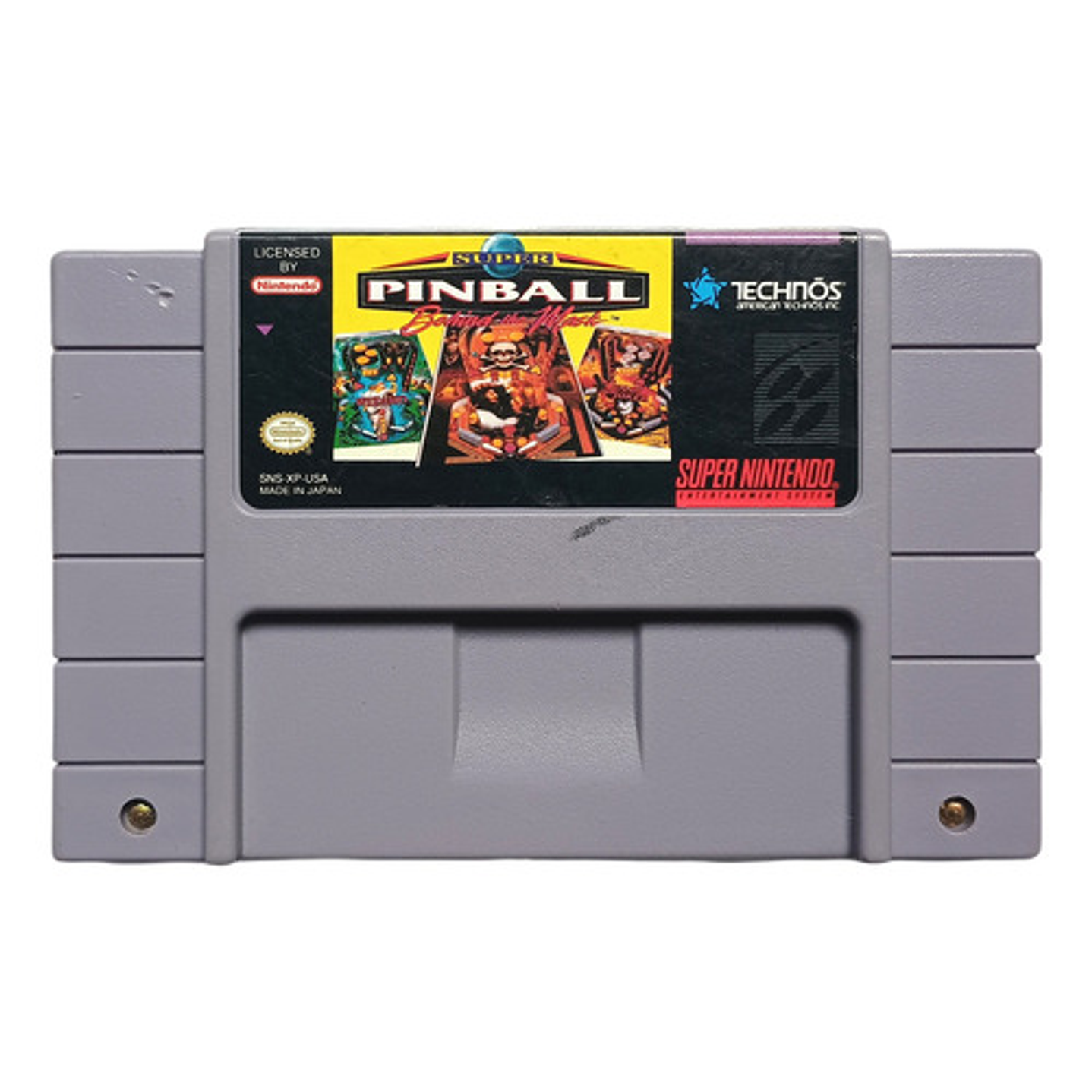 Super Pinball Behind The Mask Snes 1