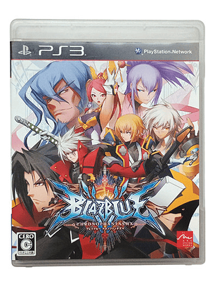 Blaz Blue Chrono Phantasma Ps3 Jap