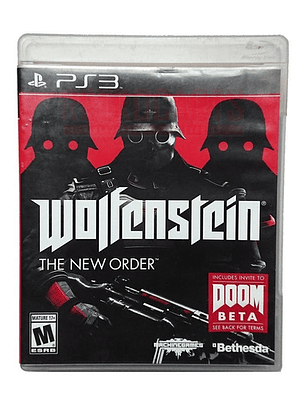 Wolfestein The New Order Playstation Ps3