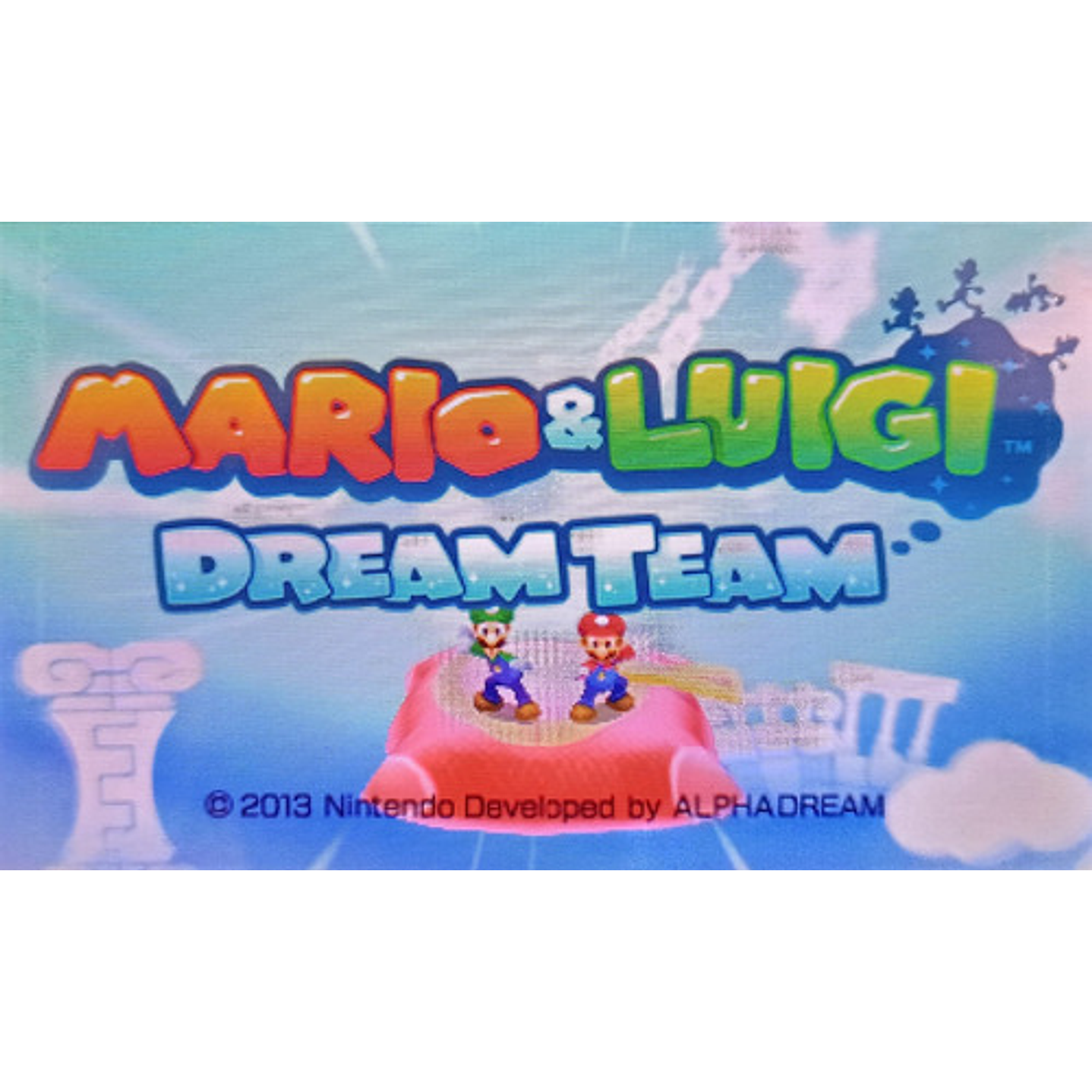 Mario Luigi Dream Team 2ds 3ds 4