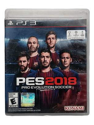 Pro Evolution Soccer 2018 Ps3 