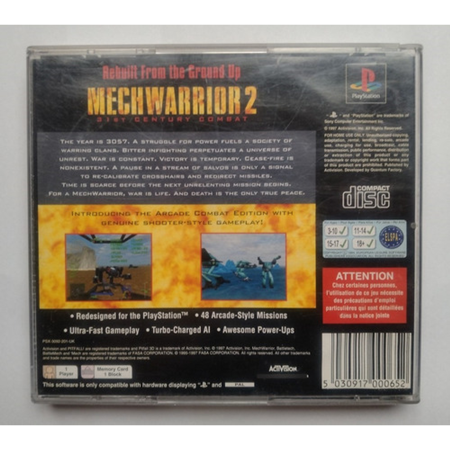 Mechwarrior 2 Pal Ps1 6
