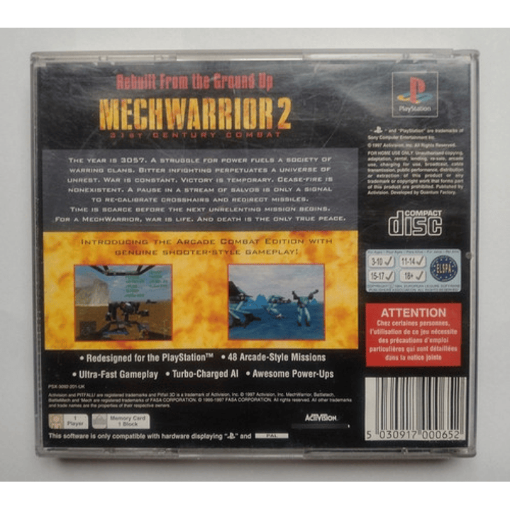 Mechwarrior 2 Pal Ps1 6