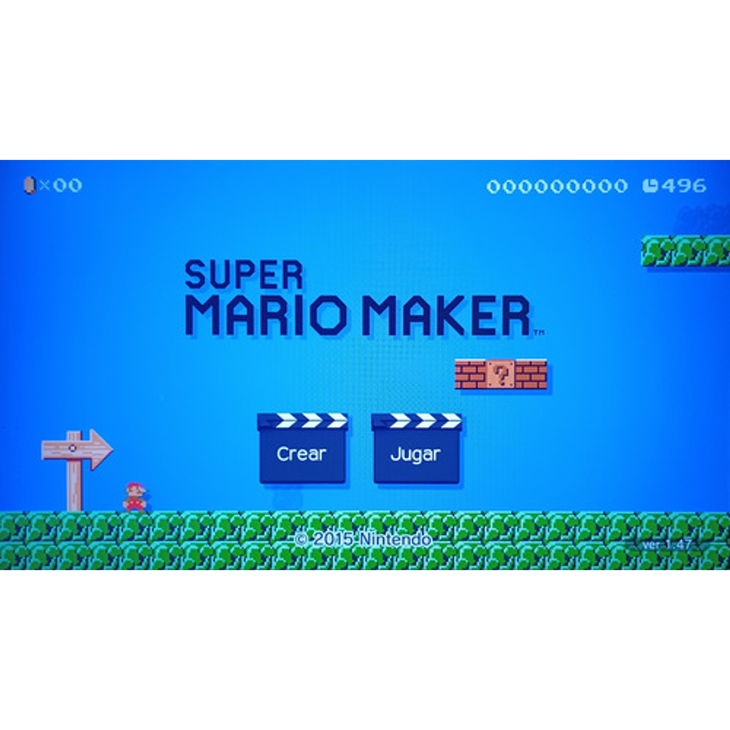 Mario  Super Mario Maker Nintendo Wii U Físico 4