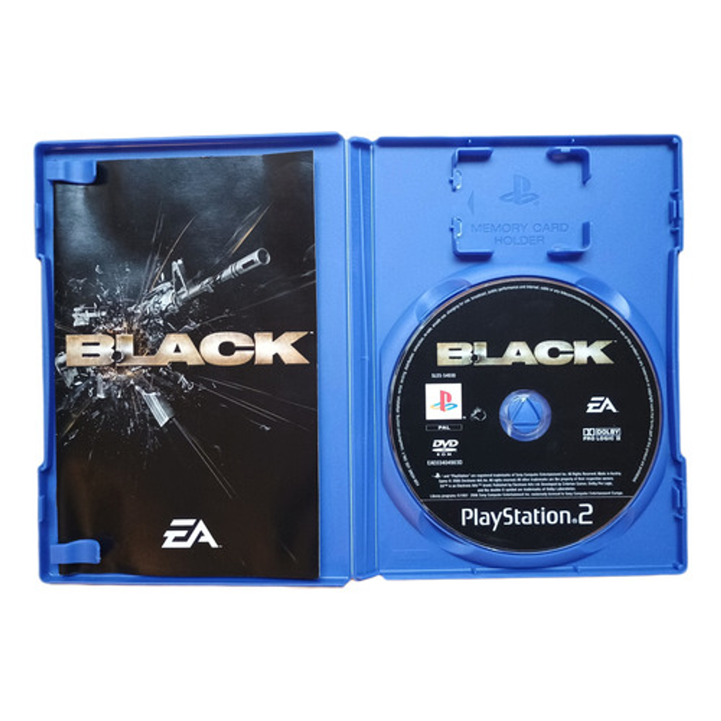 Black Playstation Playstation Ps2 Pal 2