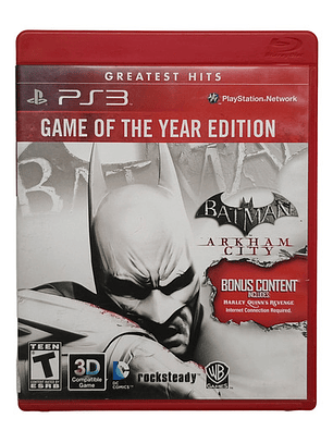 Batman Arkham City Ps3