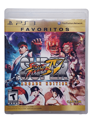 Super Street Fighter 4 Arcade Edition Playstation Ps3