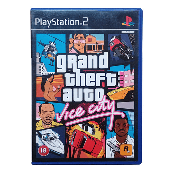 Grand Theft Auto Vice City Ps2 Pal 1