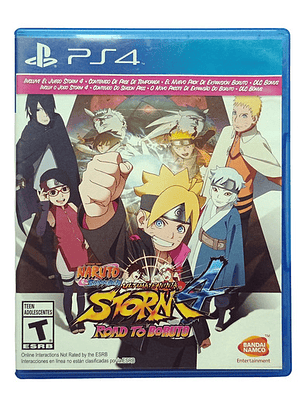 Naruto Shippuden Ultimate Ninja Storm 4 Road To Boruto Ps4