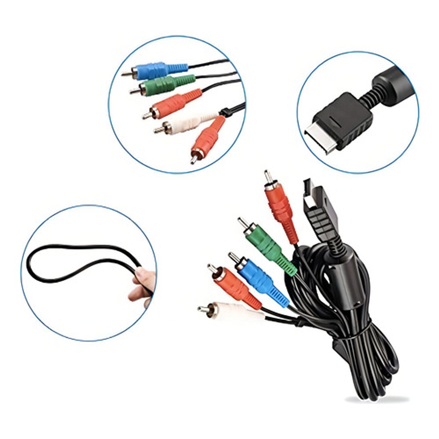 Cable Video Componente Ps2 Y Ps3 4