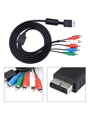 Cable Video Componente Ps2 Y Ps3