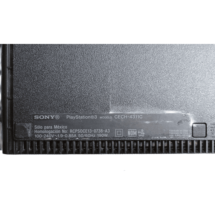 Consola Playstation Negra Ps3 5