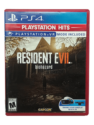 Resident Evil 7 Biohazard Ps4