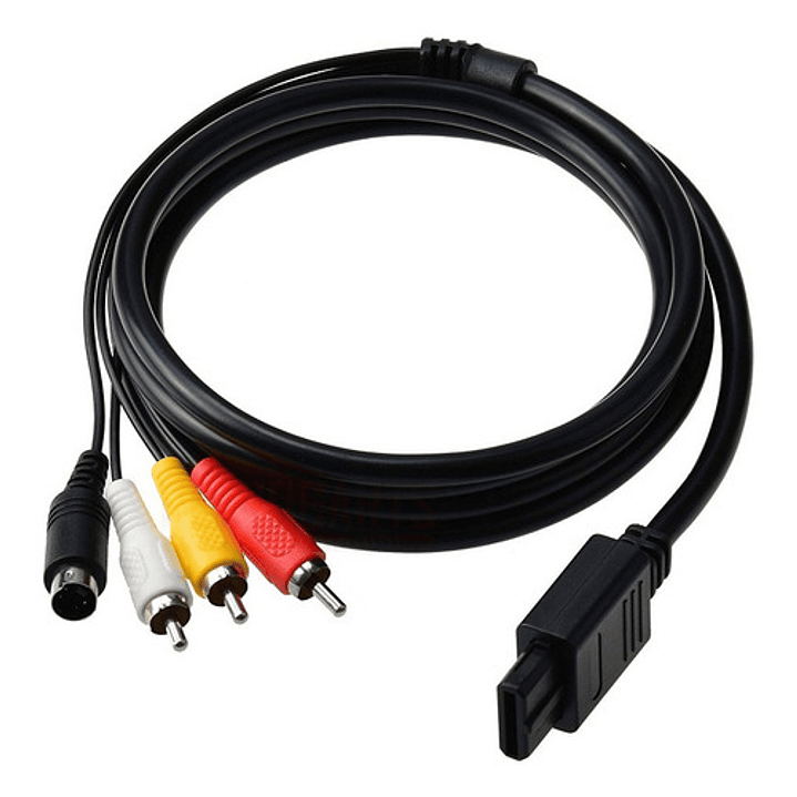 Cable Video Rca Svideo Compatible Snes, N64, Gamecube 1