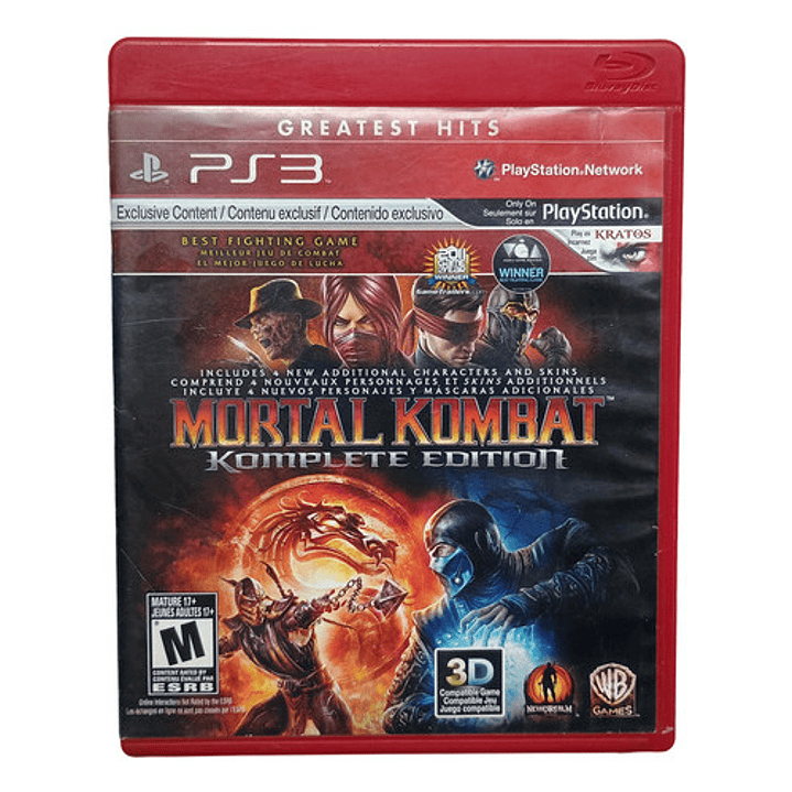 Mortal Kombat Complete Edition Playstation Ps3 1