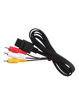 Cable Video Rca Consola Compatible Snes, N64, Gamecube