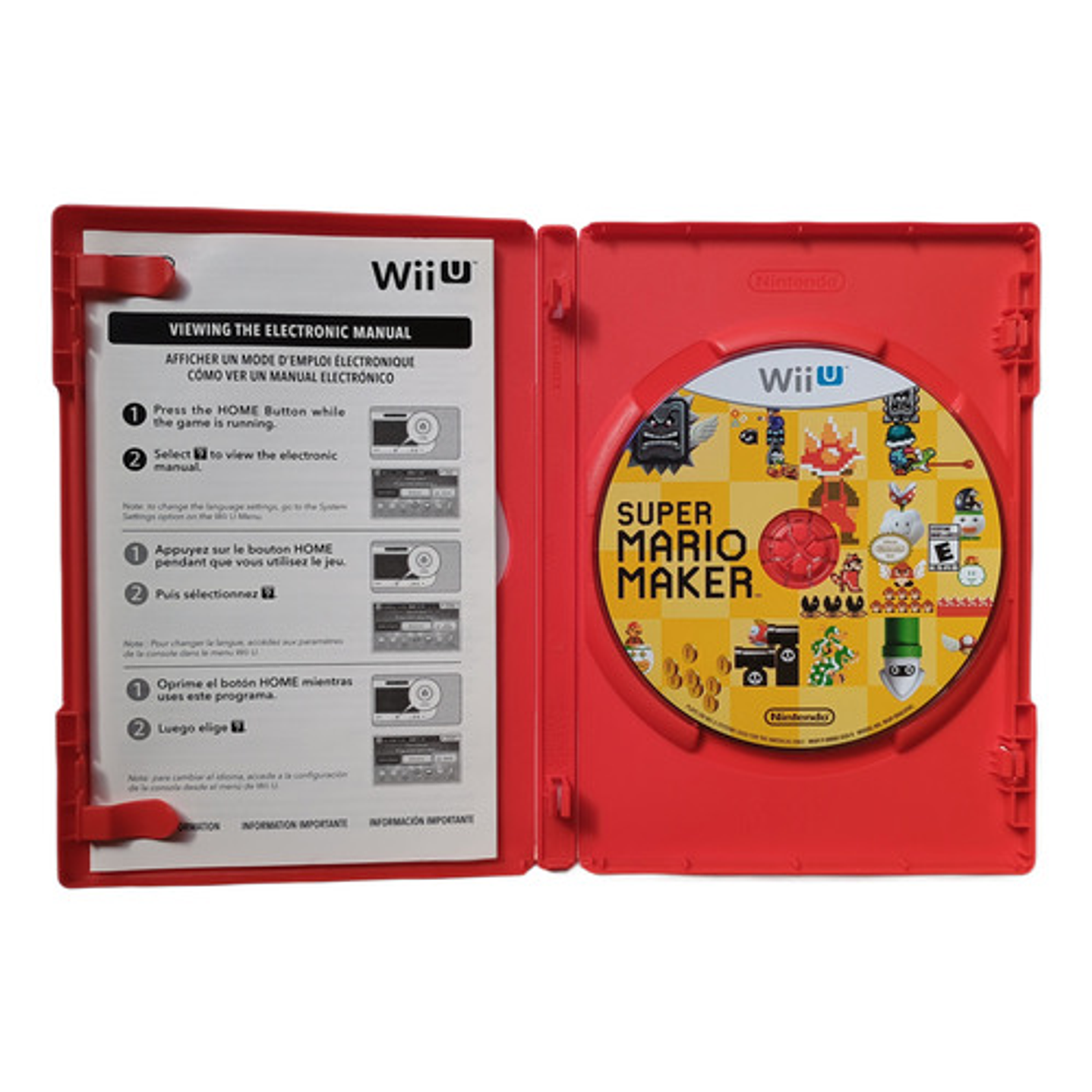 Mario  Super Mario Maker Nintendo Wii U Físico 3