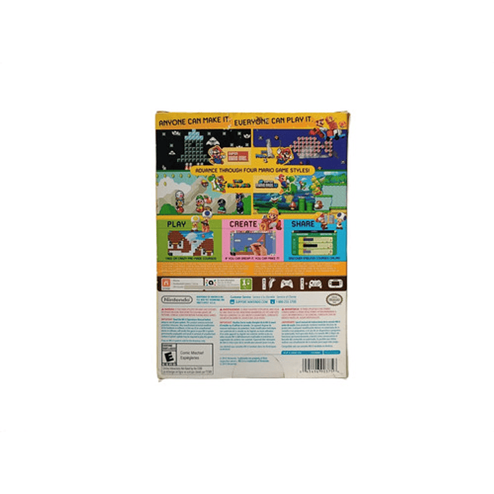 Mario  Super Mario Maker Nintendo Wii U Físico 6