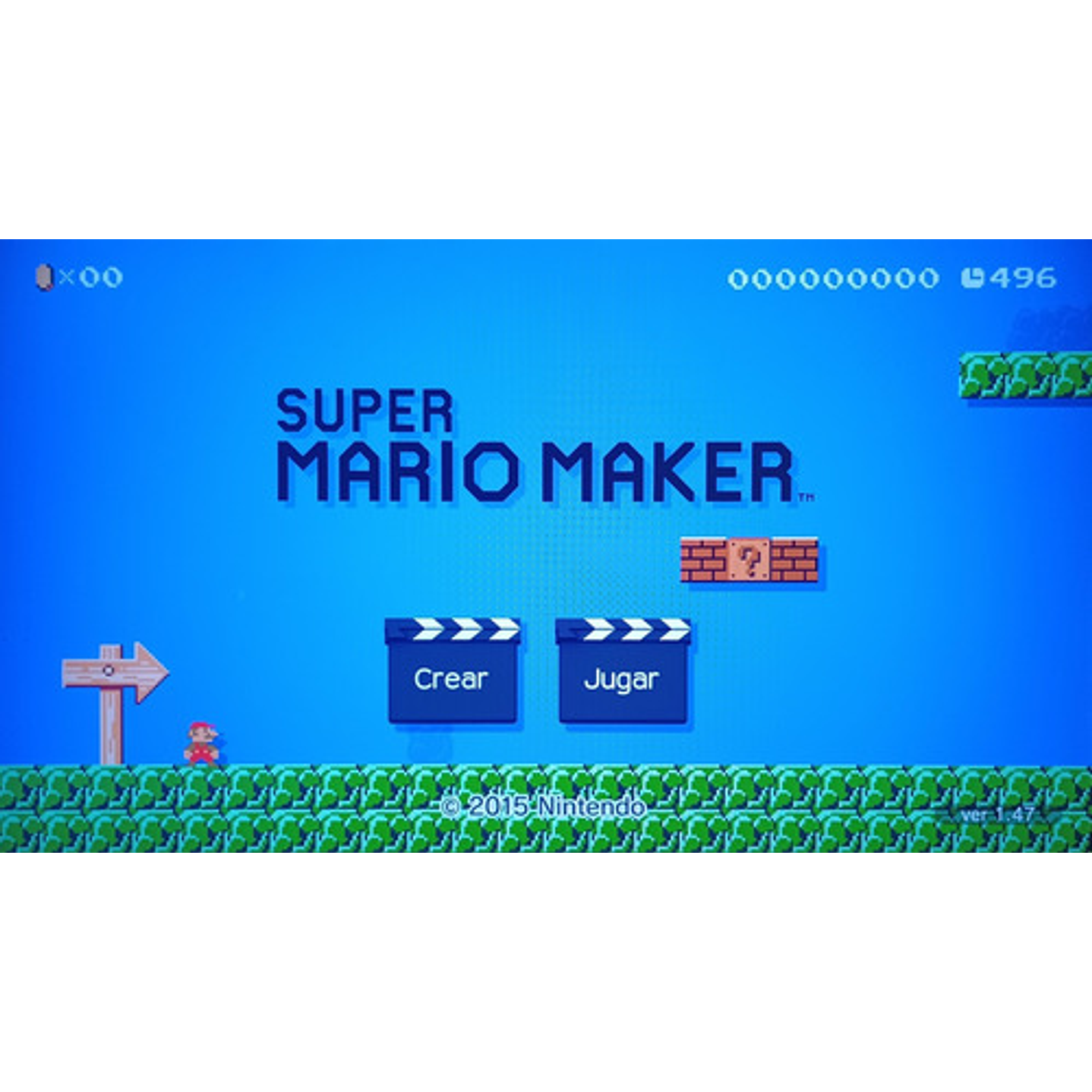 Mario  Super Mario Maker Nintendo Wii U Físico 9