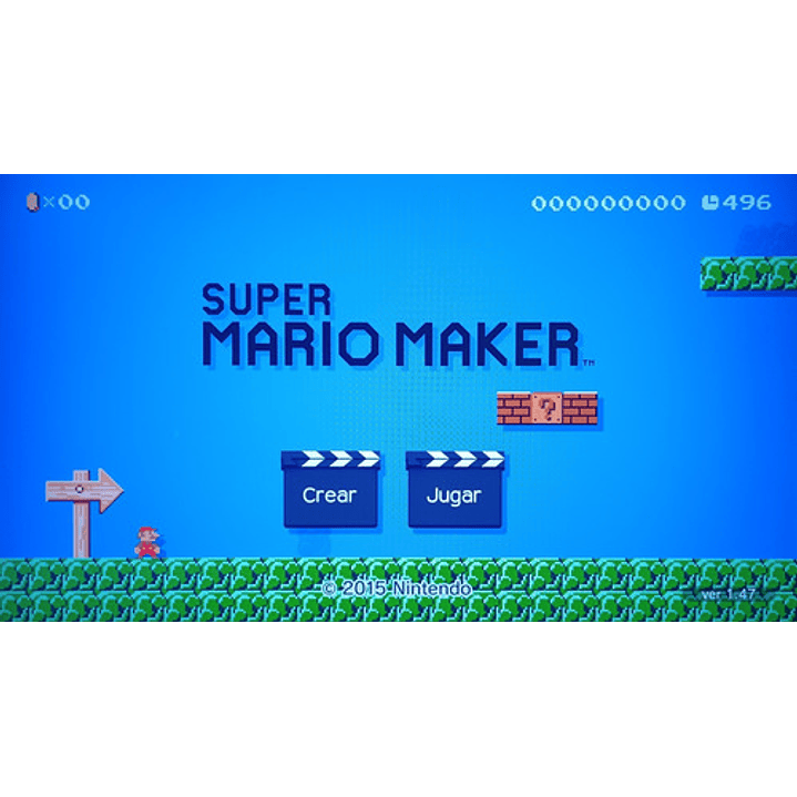 Mario  Super Mario Maker Nintendo Wii U Físico 9