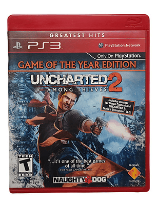Uncharted 2 Game Of The Year Ps3
