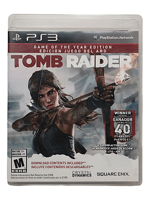 Tomb Raider Game Of The Year Ps3
