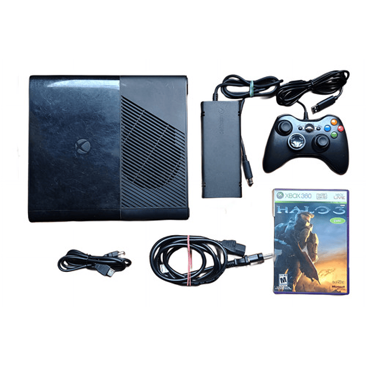 Microsoft Xbox 360 E Consola + Halo 3 1