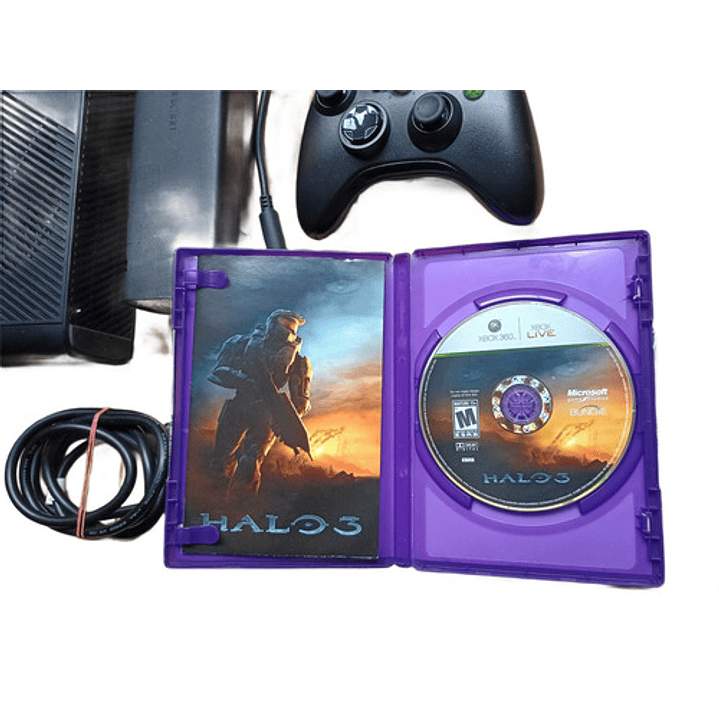 Microsoft Xbox 360 E Consola + Halo 3 4