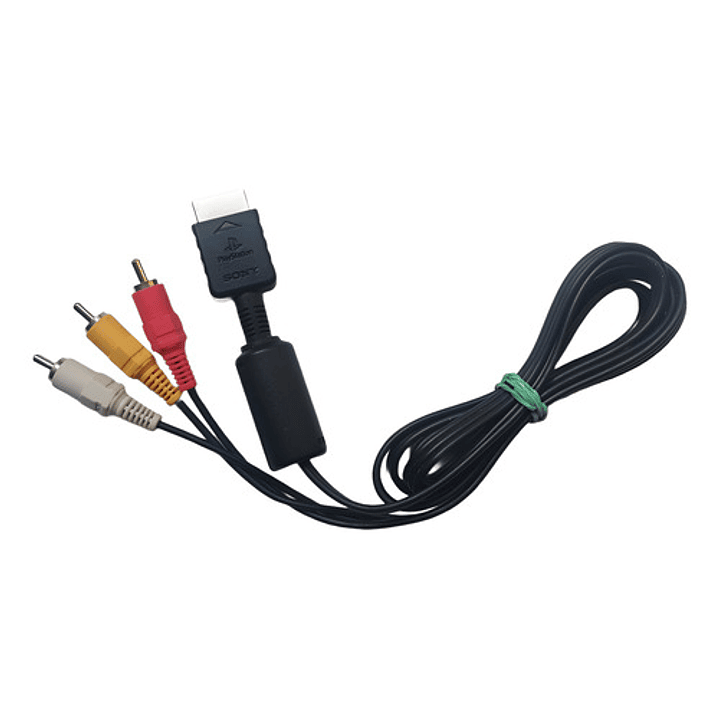 Cable Video Rca Ps1, Ps2, Ps3 Original