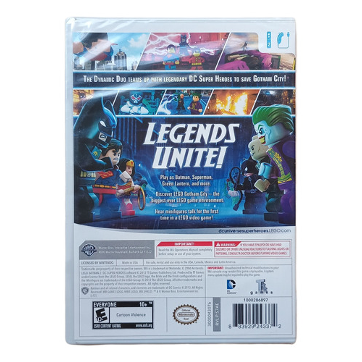 Lego Batman 2 Dc Super Heroes Wii Sellado 2