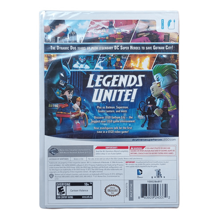 Lego Batman 2 Dc Super Heroes Wii Sellado 2