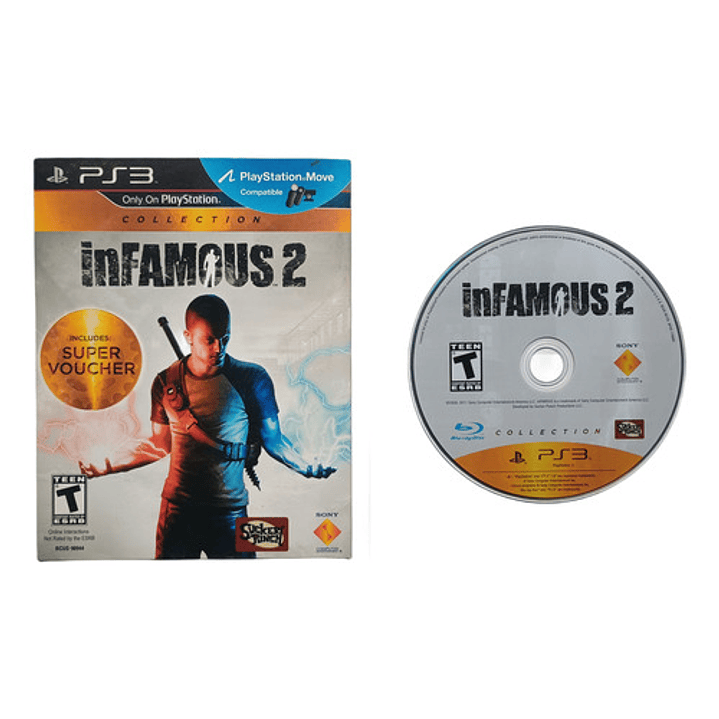Infamous 2 Cardboard Ps3 3