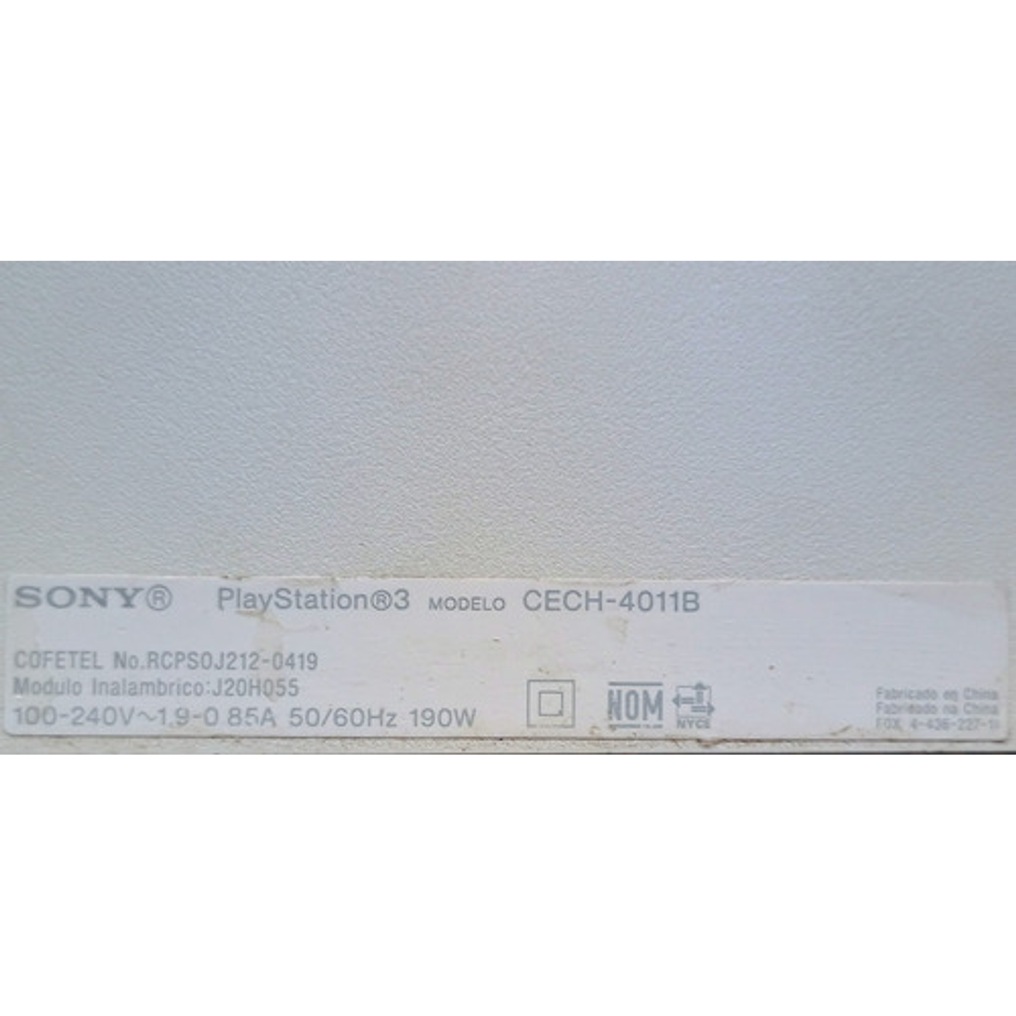 Consola Ps3 Blanca 6