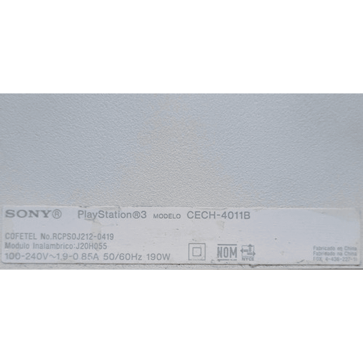 Consola Ps3 Blanca 6