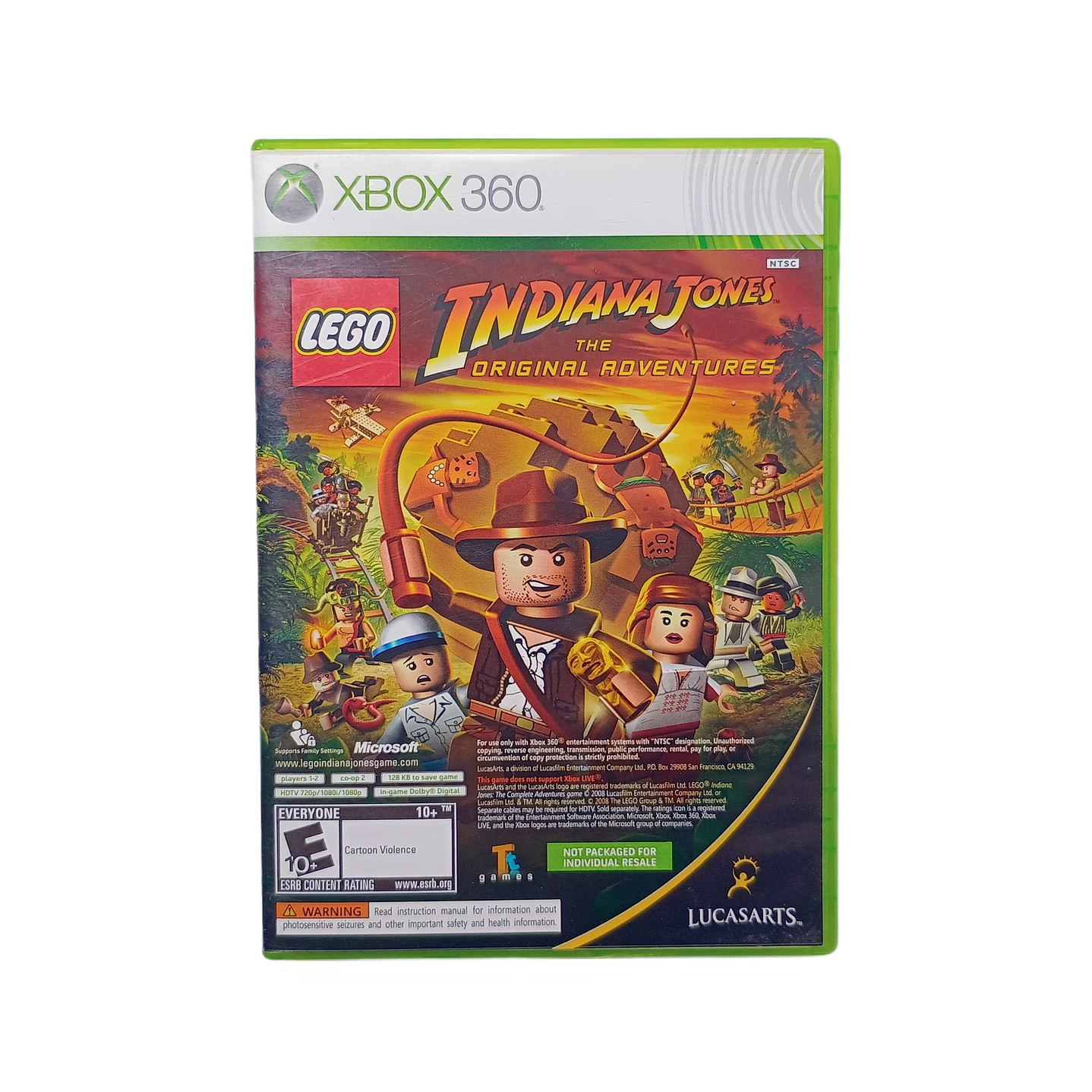 Lego Indiana Jones + Kung Fu Panda Xbox 360 1