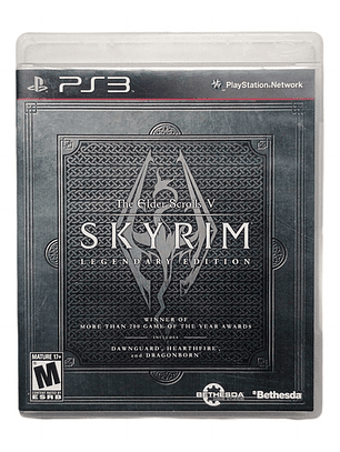 Elder Scrolls Skyrim Legendary Edition Con Mapa Ps3