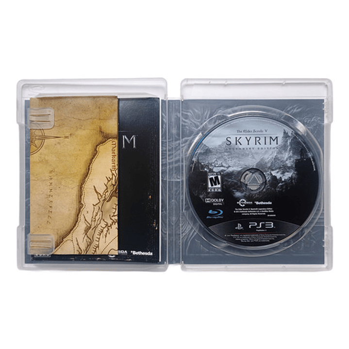 Elder Scrolls Skyrim Legendary Edition Con Mapa Ps3 2