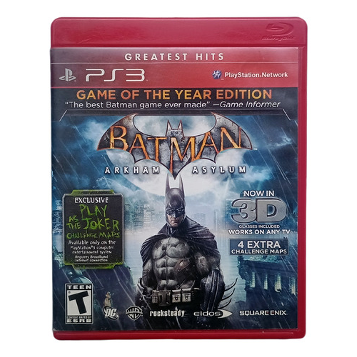 Batman Arkham Asylum Game Of The Year Ps3 1