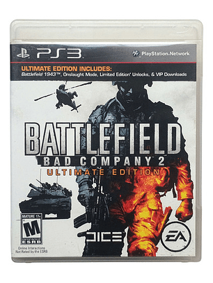 Battlefield Bad Company 2 Ultimate Edition Ps3