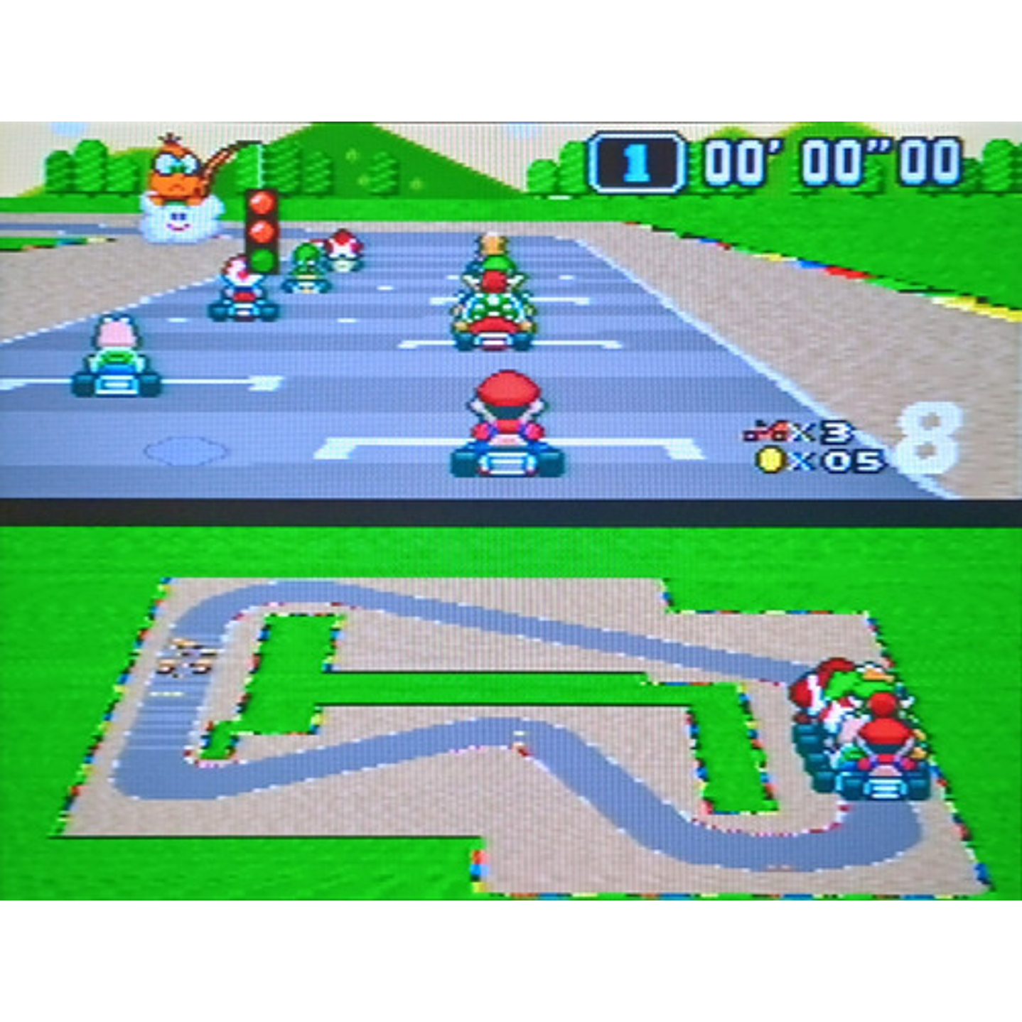 Super Mario Kart Sfc Super Nintendo 4