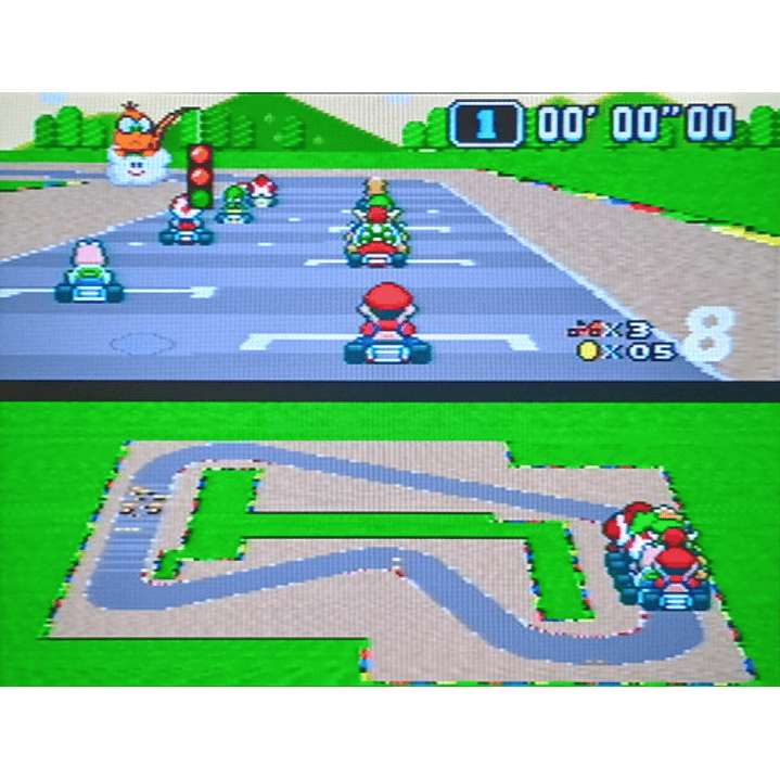 Super Mario Kart Sfc Super Nintendo 4